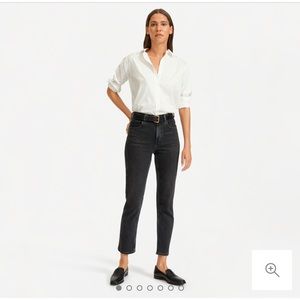 Everlane straight grey jeans